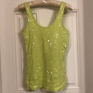 Sequined Tank Top